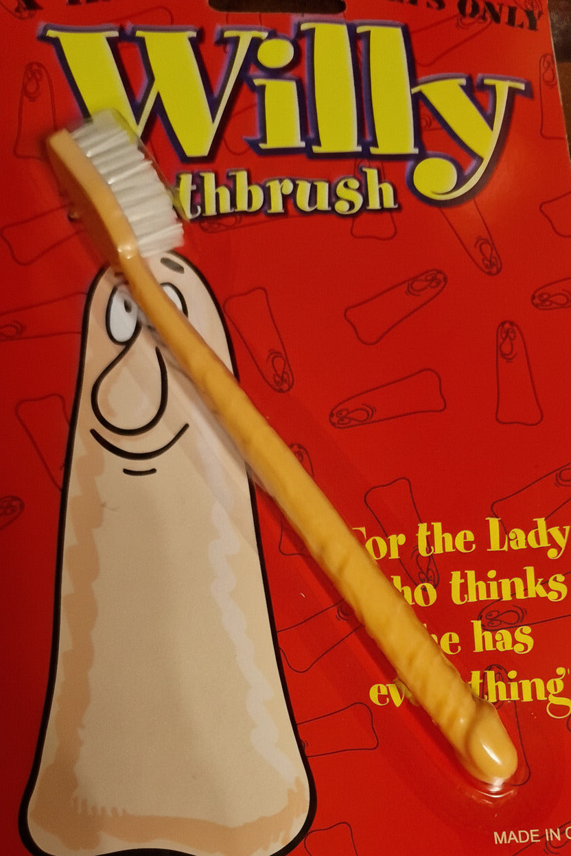 Willy Toothbrush Excellent Gift Make Her Smile Funny Penis Shape For The Ladies ...
