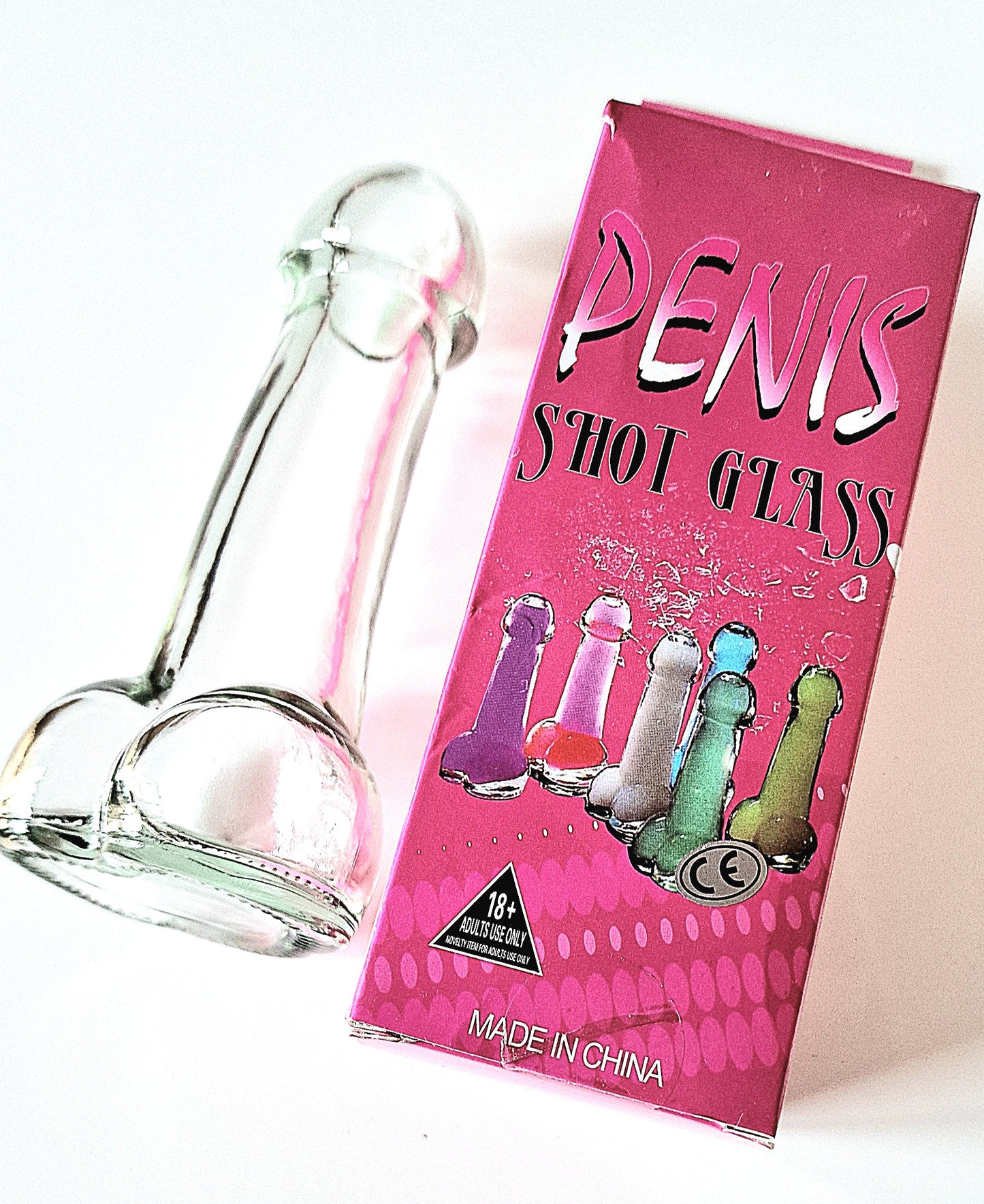 Funny Ladies Gift Idea Shot Glass For Women Penis Drinking Glass Friend Christmas Present