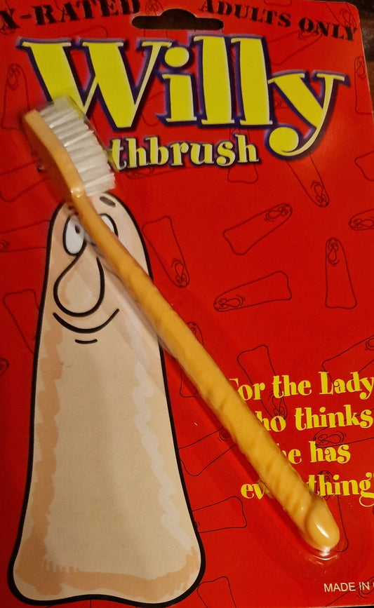 Willy Toothbrush Excellent Gift Make Her Smile Funny Penis Shape For The Ladies ...