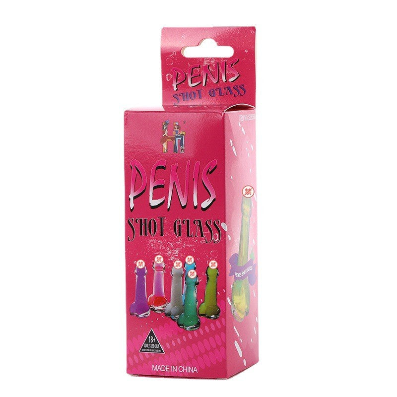 Funny Ladies Gift Idea Shot Glass For Women Penis Drinking Glass Friend Christmas Present