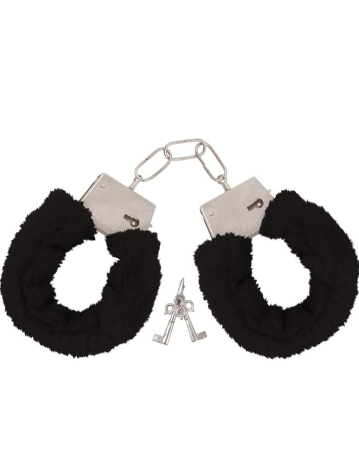 Furry Fluffy Handcuffs with keys Choice of Colours Lowest - Prices.