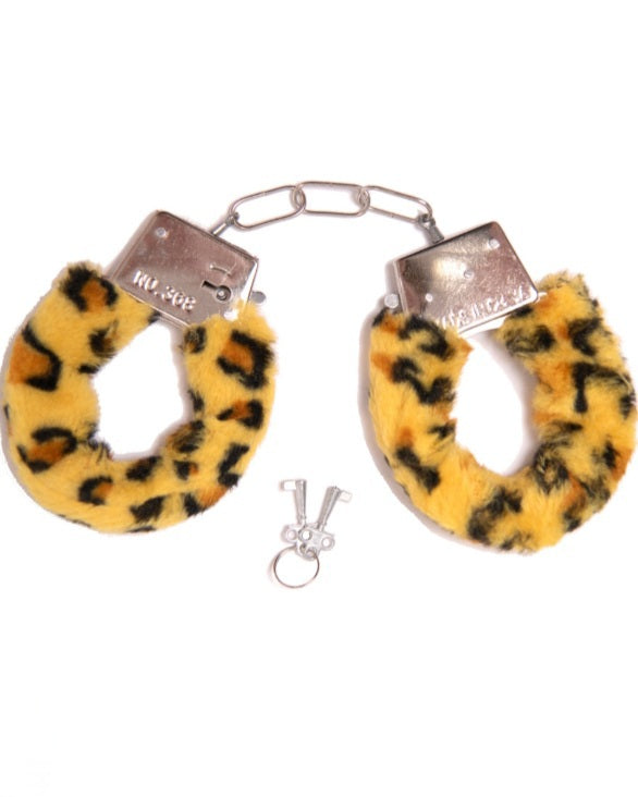 Furry Fluffy Handcuffs with keys Choice of Colours Lowest - Prices.