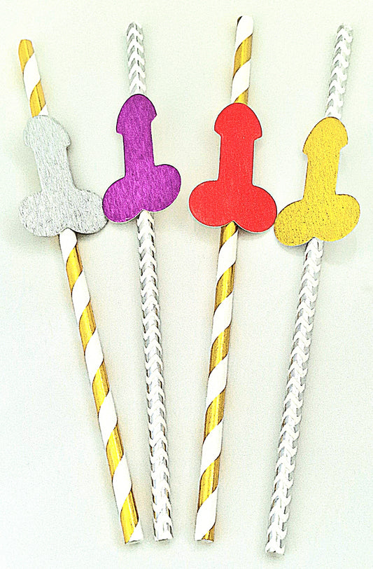 Sparkly Hen Party Willy straws Free Delivery - Lowest Prices on penis shape drinking straws