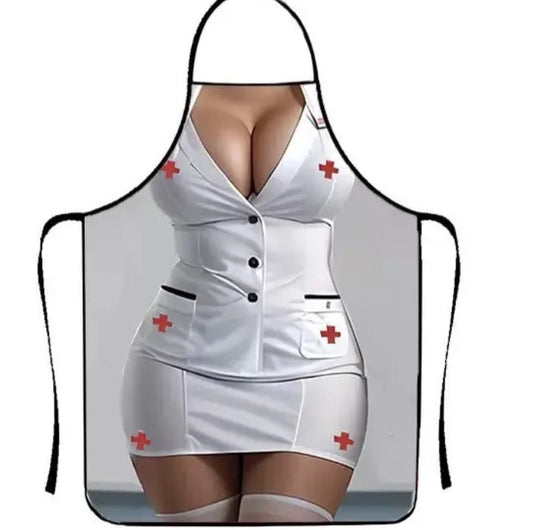 Sexy Naughty Nurse Apron Party BBQ Cook Chef Loadsdiscount