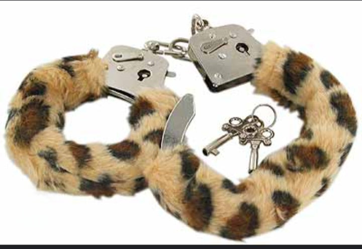 Furry Fluffy Handcuffs with keys Choice of Colours Lowest - Prices.