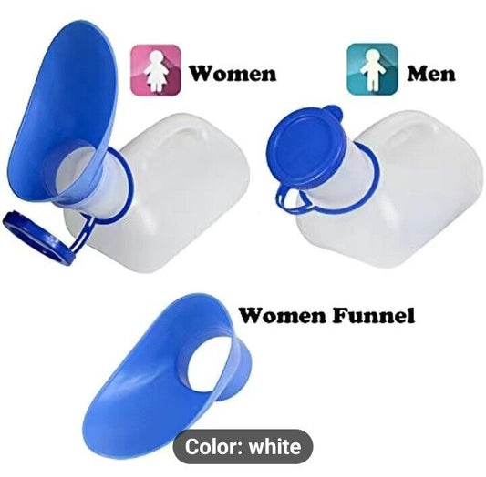 Portable Urinal Unisex Male/Female Loadsdiscount Great For Campers Hiker Festivals